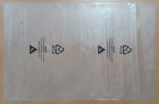 Túi poly  LDPE (trong suốt), in màu đen, đột lỗ thông hơi)