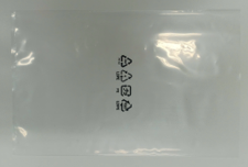 Túi poly  LDPE (trong suốt), in màu đen